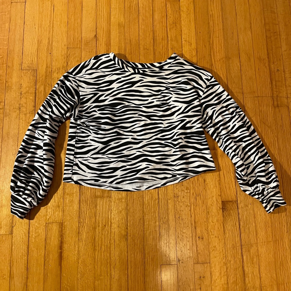 Candie’s Zebra Print Shirt